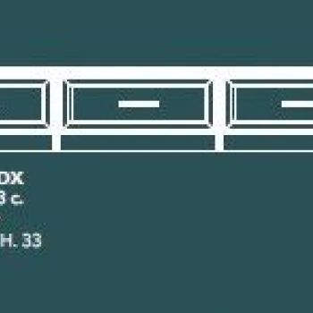 Base destra a 3 cassetti.