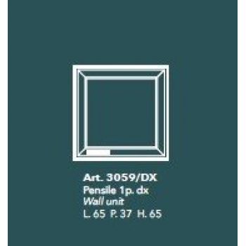 Pannello destro a 1 porta.