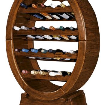 Oval wine rack