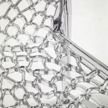 Perforated polycarobonate chair