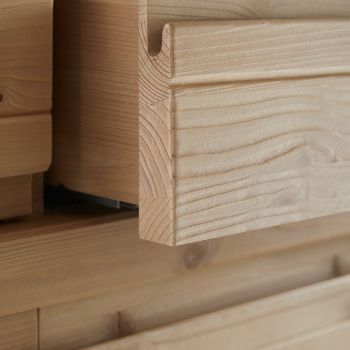 Particolare del cassetto aperto