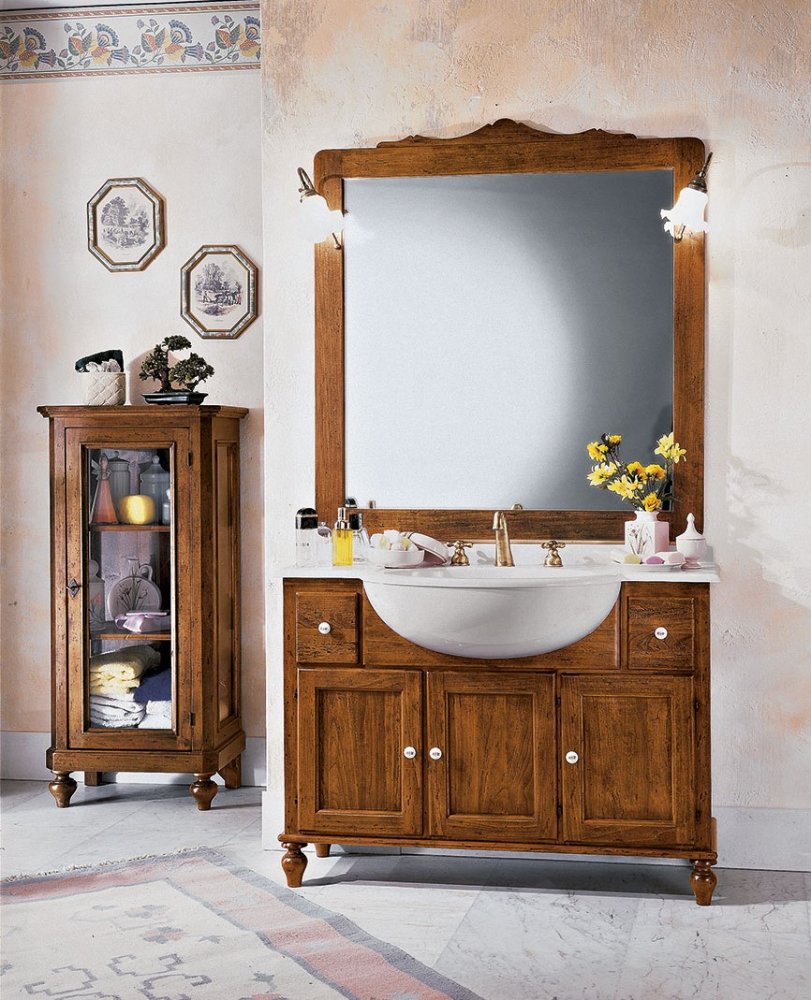 Composizione bagno con 3 porte e 2 cassetti