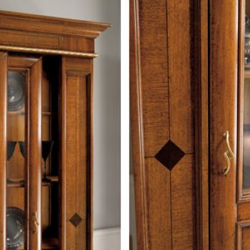 Particolare della vetrina.