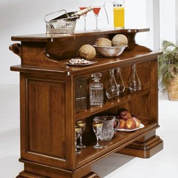 Bar counter close-up