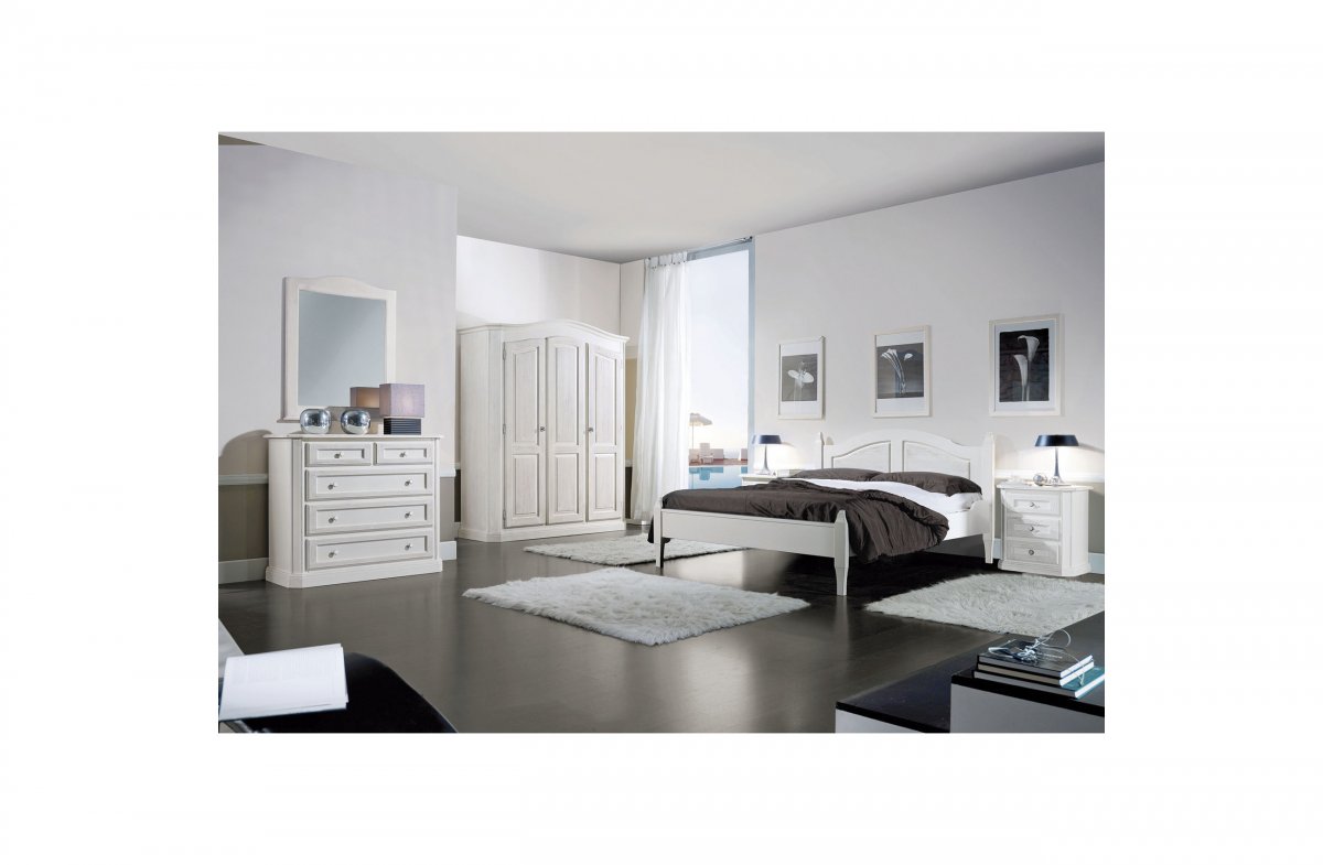 Camera matrimoniale in abete