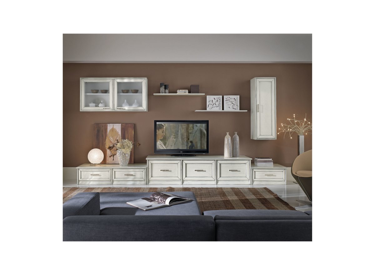 Parete da 392 cm. in frassino