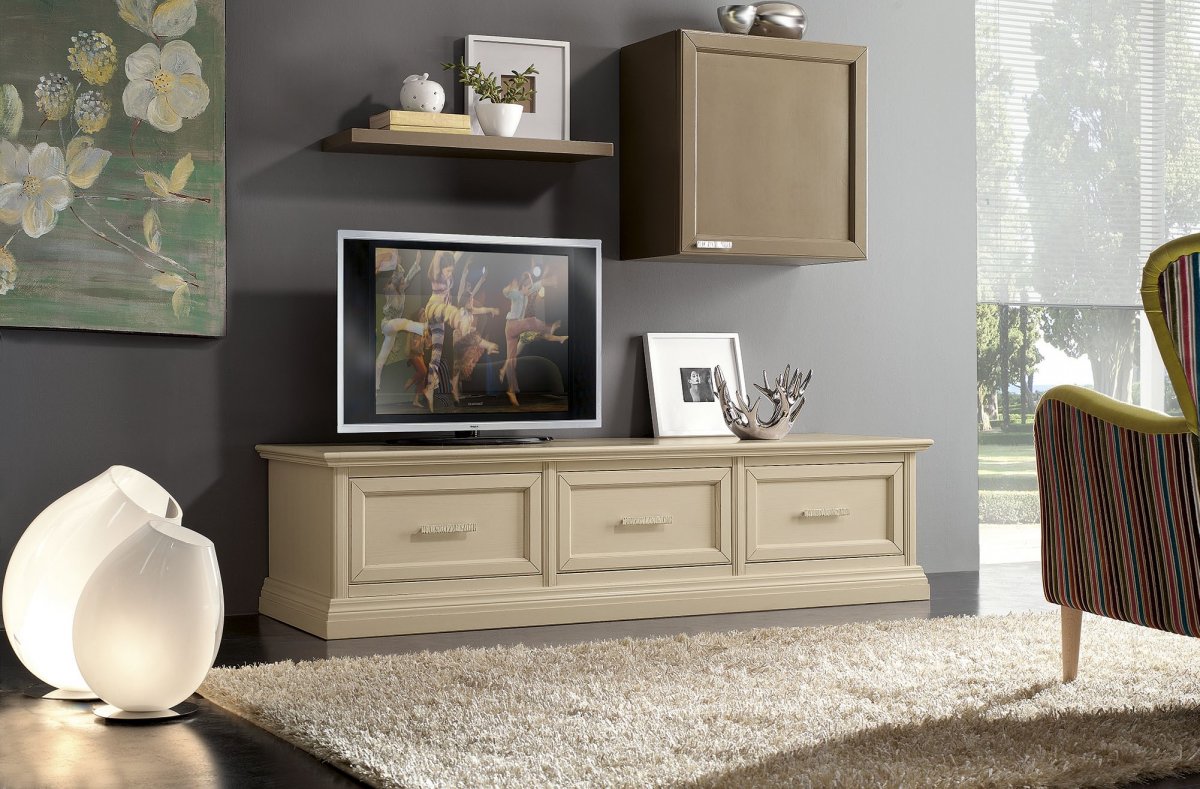 Composizione larghezza 187 cm. in frassino